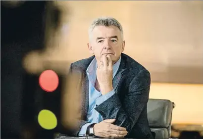  ?? JASON ALDEN / BLOOMBERG ?? El máximo ejecutivo de Ryanair, Michael O’Leary