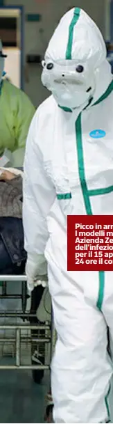  ??  ?? Picco in arrivo
I modelli matematici elaborati da Azienda Zero prevedono l’apice dell’infezione da Covid-19 per il 15 aprile, ma già nelle ultime 24 ore il coronaviru­s sta dilagando