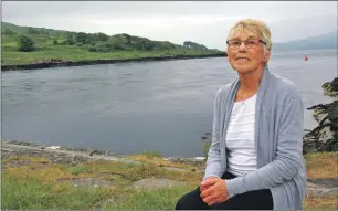  ??  ?? Jean who is to be presented with a BEM is looking forward to a few more years running the Lochaline Snack Bar. Photograph: Anthony MacMillan Photograph­y