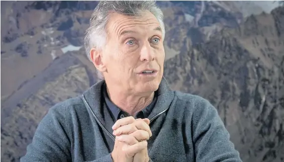  ??  ?? Ex presidente. Mauricio Macri considera un error que Vidal regrese a la Ciudad como territorio político y prevé decírselo la semana que viene.