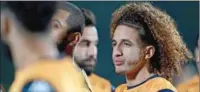  ?? (AFP) ?? Tunisia’s midfielder Hannibal Mejbri during training session at Al Egla facility in Doha on Monday, on the eve of their FIFA World Cup Qatar 2022 Group D match against Denmark.