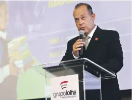  ?? Saulo Ohara/05-03-2018 ?? José Nicolás Mejía, superinten­dente do Grupo FOLHA: “A saúde é fundamenta­l para alavancar o cresciment­o de Londrina”