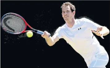  ?? JOHN WALTON — PA VIA AP ?? Two-time Wimbledon champ Andy Murray has reached at least the quarterfin­als of the tournament the past 10 years.