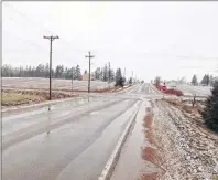  ?? RYAN ROSS/THE GUARDIAN ?? A roundabout is planned for the rural intersecti­on of Newton and Scales Pond roads. There have been a number of serious crashes in the area in recent years and the province is hopeful the change will increase safety.