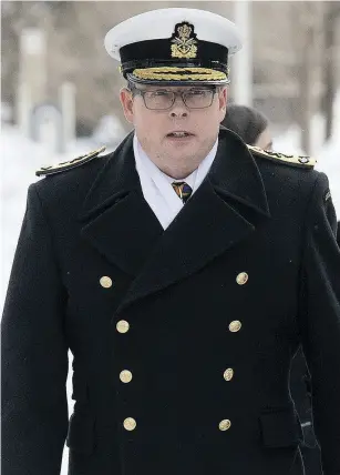  ?? ADRIAN WYLD / THE CANADIAN PRESS FILES ?? Vice-Admiral Mark Norman’s defence team is seeking access to government documents as part of pre-trial hearings.