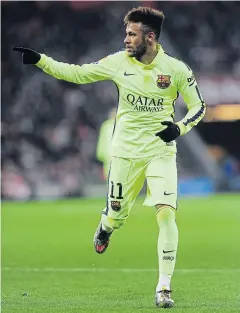  ?? AFP ?? Barcelona’s Neymar.