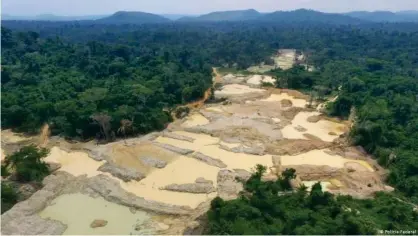  ??  ?? Deforestac­ión ilegal en la Amazonía brasileña.