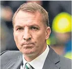  ??  ?? Brendan Rodgers: praised Hibs after ‘really tough game’.