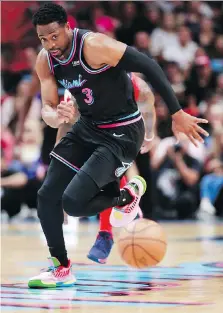  ?? PRESS, FILE WILFREDO LEE/THE ASSOCIATED ?? It’s not clear yet whether Miami Heat guard Dwyane Wade will get enough votes to make it to the NBA All-Star Game.