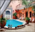  ??  ?? MOROCCAN COOL: Spend four nights at the Riad El Farah