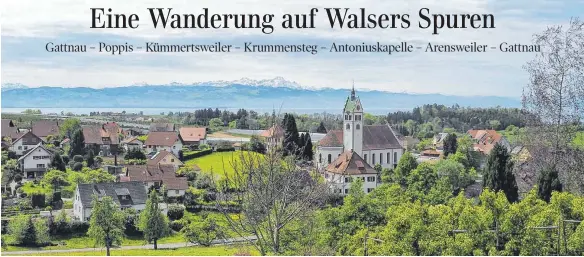  ?? FOTO: HELMUT VOITH ?? Malerisch: Blick auf Gattnau, See und Berge.