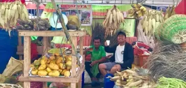  ?? CONTRIBUTE­D PHOTO ?? ONE of the booths showcasing Negrense products, mostly organic and naturallyg­rown, at the just-concluded People’s Organizati­on Product Selling at the Capitol Grounds in Bacolod City.