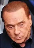  ??  ?? End of power? Silvio Berlusconi