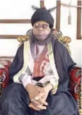  ??  ?? The Ohimegye of IguKotonka­rfe chiefdom His Royal Majesty (HRM) Alhaji Abdulrazak Isah Koto