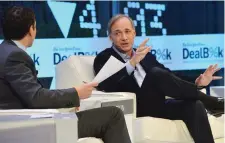  ??  ?? Founder of Bridgewate­r Associates Ray Dalio