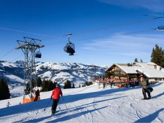  ??  ?? Skiing in the Swiss resort of Gstaad (two hours from Geneva) is perfectly lovely in April... shame the booking was for June (Alamy)