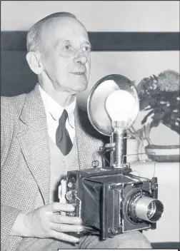  ??  ?? ■ Above: “Harold Woods with a splendid camera”.