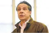  ?? SETH WENIG AFP VIA GETTY IMAGES FILE ?? A third woman has publicly accused New York Gov. Andrew Cuomo of offensive behavior.
