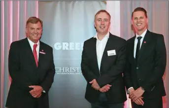  ??  ?? Chief executive Mike Greeff, Betterbond chief executive Rudi Botha and regional director of Greeff Simon Raab.