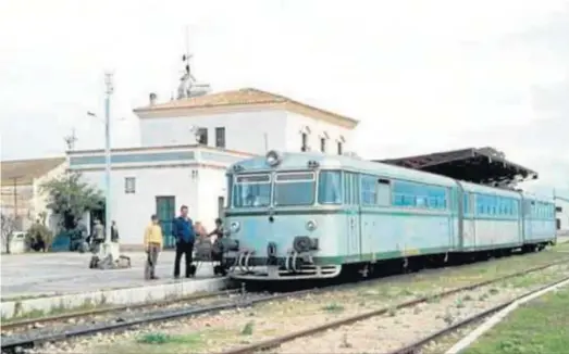  ?? H. I. ?? Un ferrobús en la estación de Ayamonte en una imagen de archivo.