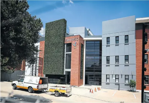  ?? Picture: Alaister Russell ?? This year the Competitio­n Commission approved Netcare’s acquisitio­n of mental health-care group Akeso Clinics. This is its Parktown, Johannesbu­rg, facility.