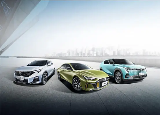  ?? PHOTOGRAPH­S COURTESY OF GAC MOTOR PH ?? GAC’S GS3, the Empow and the Emkoo are some of the brand’s most popular models.