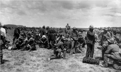  ??  ?? A British concentrat­ion camp for Boers during the second Boer war. Photograph: Hulton Getty