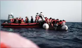  ??  ?? MSF says many rescued people are at risk of developing pulmonary disease or pneumonia over the coming days. Twenty-one patients have suffered severe chemical burns after being exposed to a toxic mixture of sea water and fuel for an extended period of time.