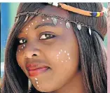  ??  ?? XHOSA WHO EMBRACES OTHER CULTURESAt­henkosi Mfanyana, 21