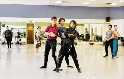  ?? PHOTOS COURTESY OF KIM KENNEY ?? Atlanta Ballet dancers rehearse “Carnivale,” Claudia Schreier’s fifth stage production with the company.