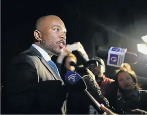  ?? Picture: Reuters ?? With Jacob Zuma out of the picture, DA leader Mmusi Maimane needs to present a convincing manifesto — and a plan to win votes in next year’s general election.