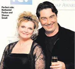  ??  ?? Perfect role: Nathaniel Parker and Sharon Small