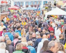  ?? ARCHIVFOTO: ANDY HEINRICH ?? Tausende strömen in jedem Jahr zum Bähnlesfes­t.