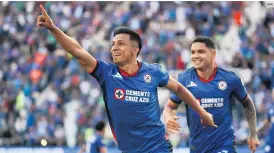  ?? EFE ?? SALVADOR. Ángel Sepúlveda marcó el gol del triunfo para el Cruz Azul.