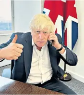  ?? ?? Mr Johnson stoked the fire of his re-election campaign by calling and messaging those who called on him to stand