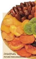  ?? PICTURE FROM AMAZON.COM ?? Dried fruits.