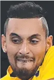  ?? Australian player Nick Kyrgios. ??