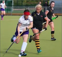  ??  ?? Olive Lett, captain of the Enniscorth­y ladies’ hockey team.