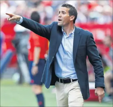  ??  ?? EL ESCOGIDO. Merino será el técnico del Nàstic hasta final de temproada.