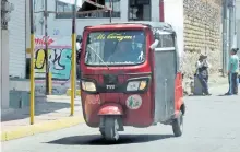  ?? /ARCHIVO: EL SOL DE TLAXCALA ?? Los mototaxis no serán regulariza­dos, pese a que circulan sin autorizaci­ón