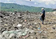  ?? ?? ■ Tras el paso de “Otis”, más de 55 mil toneladas de basura han sido depositada­s en el relleno sanitario de Paso Texca.