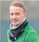  ??  ?? Leigh Griffiths is confident Celtic will pass first hurdle.