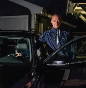  ?? FOTO: INGA SVENSSON ?? GICK SÖNDER. Verkstaden­s försäkring­sbolag tog till slut kostnaden för Erik Baggers Volvo.