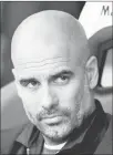  ??  ?? PEP GUARDIOLA