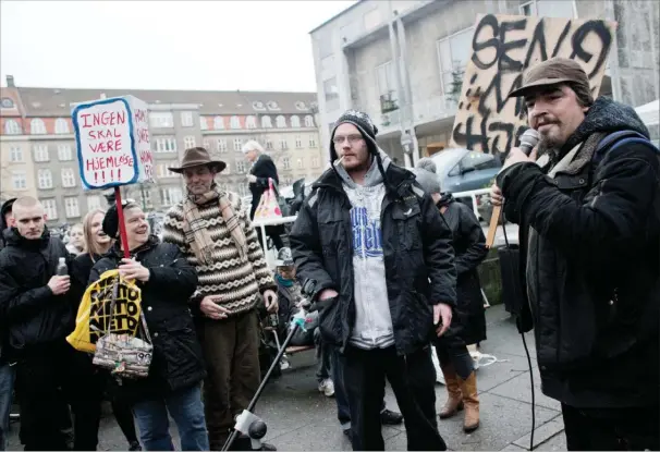  ?? ARKIVFOTO: CASPER DALHOFF ?? Antallet af hjemløse i Aarhus er i de senere år steget. I denne uge er der hjemløseta­elling i Aarhus, og ifølge formanden for Udsatteråd­et i Aarhus, Knud Aarup, vil antallet formentlig også stige igen i år.