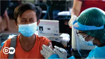  ??  ?? Almost a third of people in Indonesia have been fully or partly vaccinated, but Indigenous groups are badly underrepre­sented in that figure