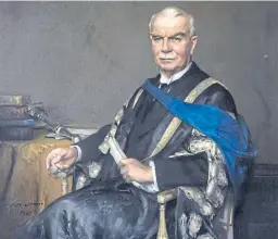  ??  ?? Sir Alfred Ewing’s codebreaki­ng work helped to bring the US into the war, shortening it by approximat­ely one year.