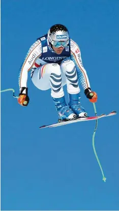  ?? Foto: Witters ?? Mit Schuhgröße 48 lässt sich offenbar richtig schnell Skifahren. Thomas Dreßen hat mit starken Ergebnisse­n auf sich aufmerksam gemacht.