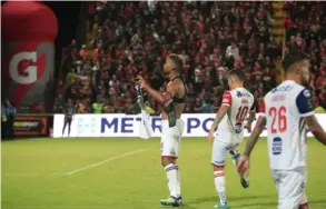  ?? RAFAEL PACHECO ?? La final del Clausura 2022, entre Alajuelens­e y Cartaginés, estuvo cargada de polémicas; una de ellas fue el festejo de Marcel Hernández en el Morera Soto, en el cierre de la segunda fase.