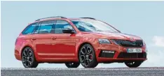  ?? Foto: Skoda ?? Familien Flitzer: der Skoda Octavia mit 245 PS.